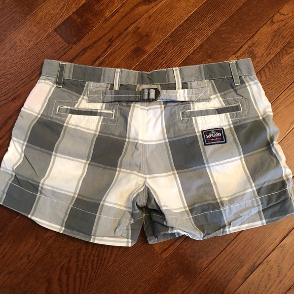 Grey and white plaid shorts - Picture 4 of 4
